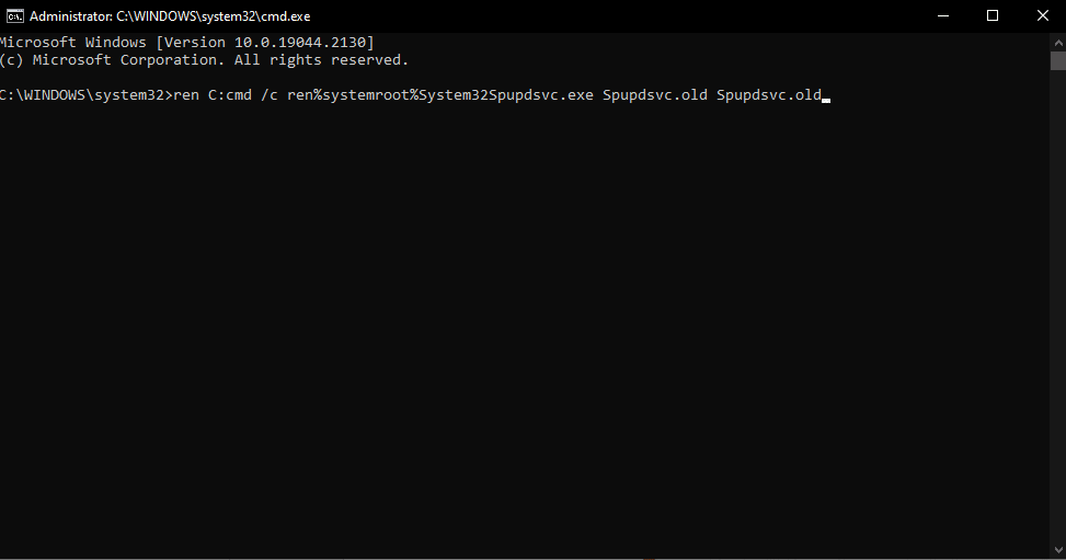 Command Prompt as Administrator 