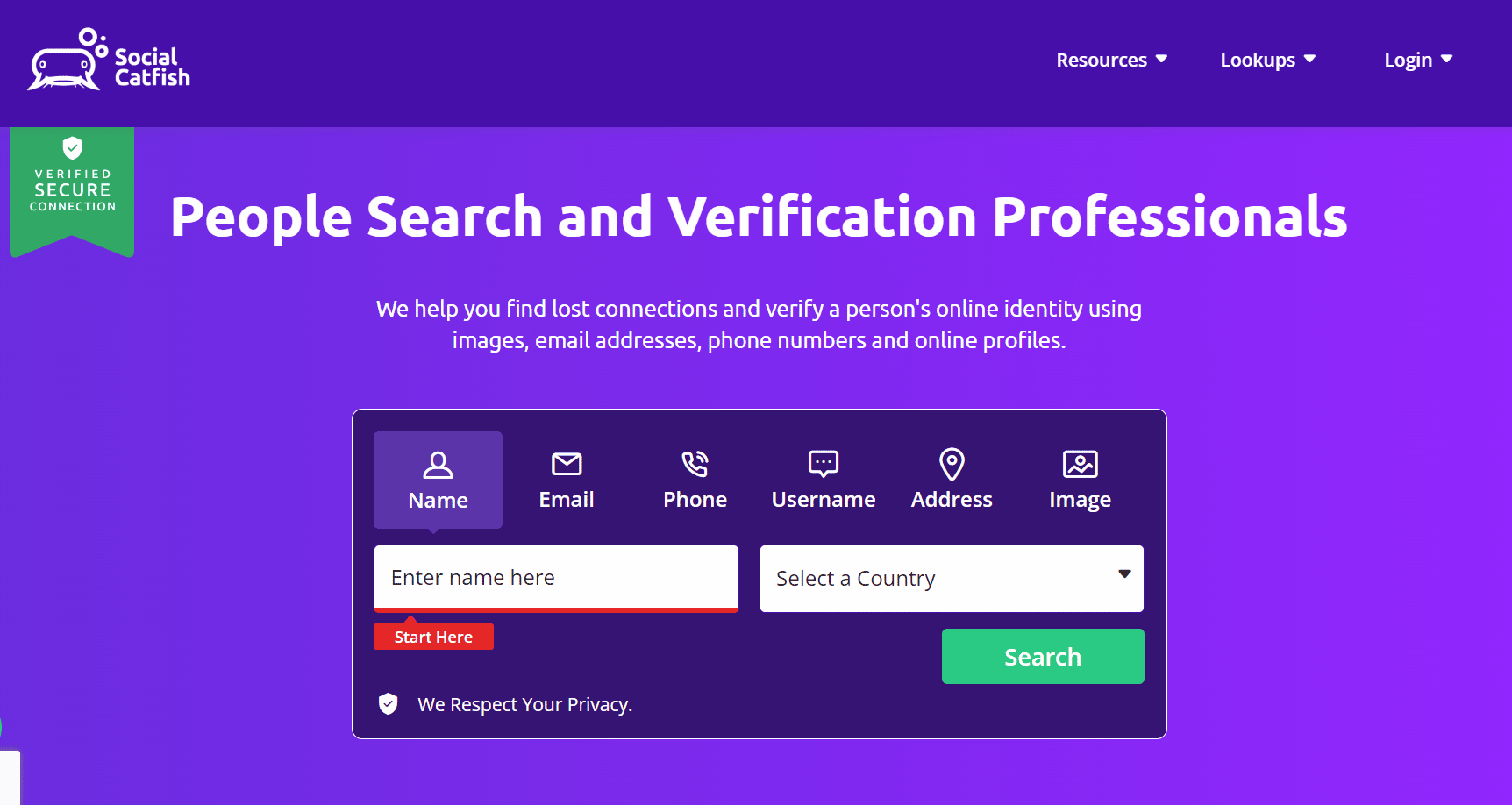 Social Catfish Homepage | How to Find Someone on OnlyFans without Username