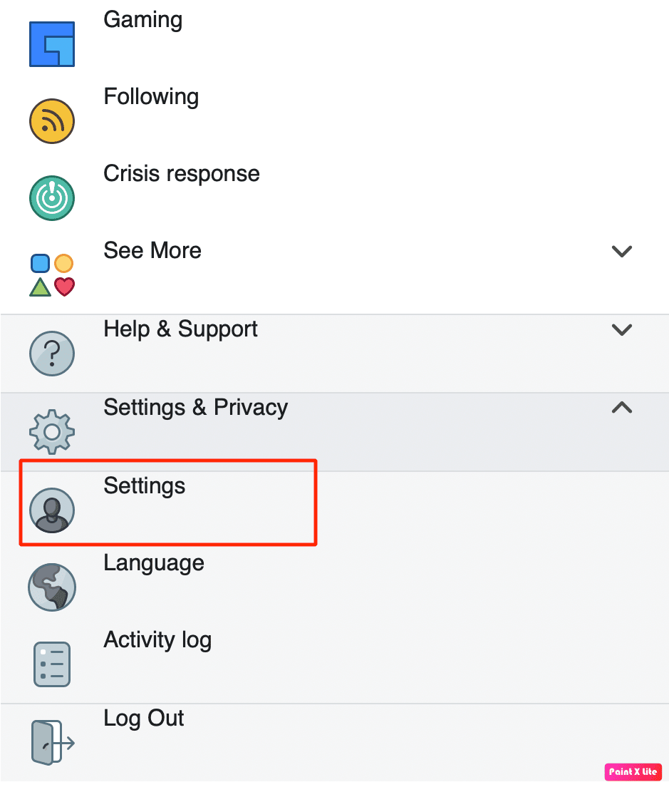select settings