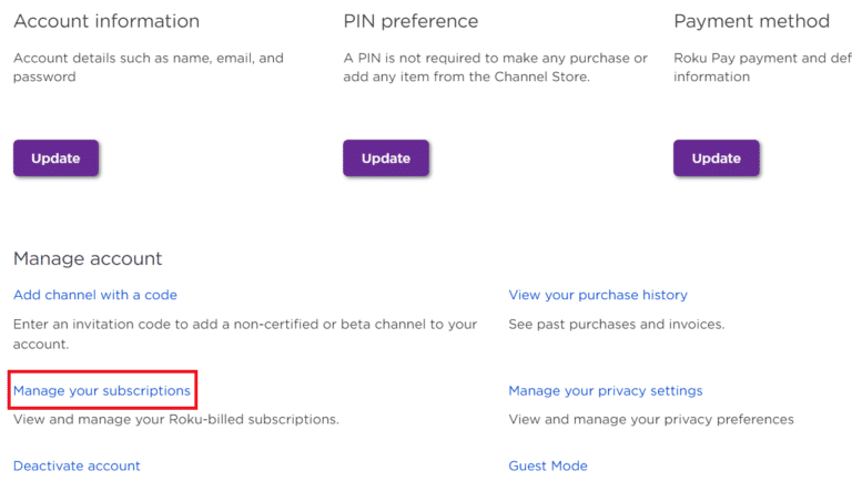 Click on manage subscriptions. How to cancel Philo on Amazon Fire stick