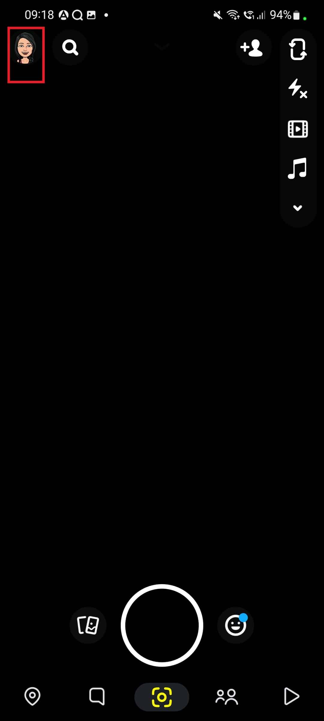 profile icon. How to Search Snapchat by Phone Number