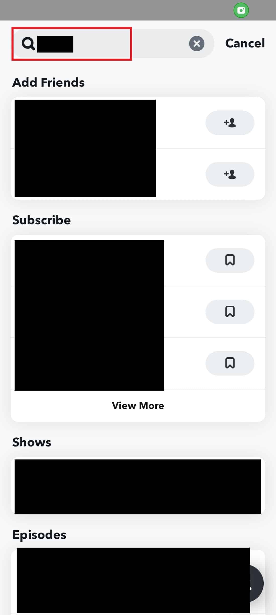 type the name of your friend