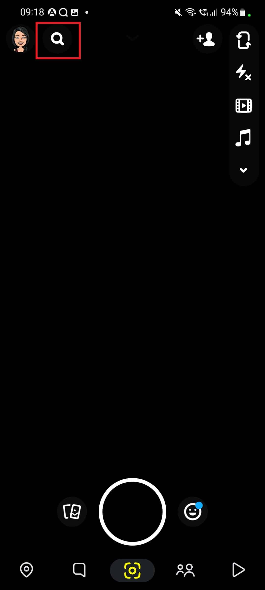 search icon. How to Search Snapchat by Phone Number
