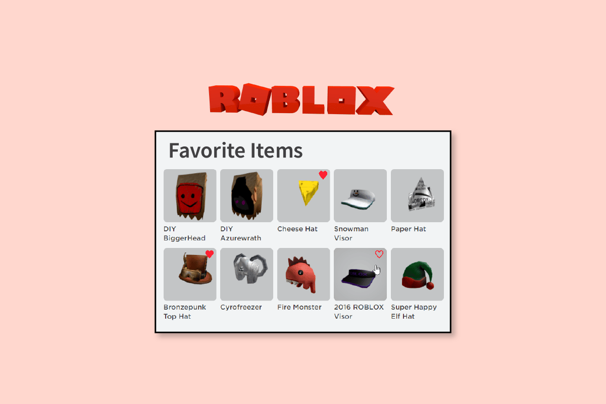 How to See Your Favorite Items on Roblox