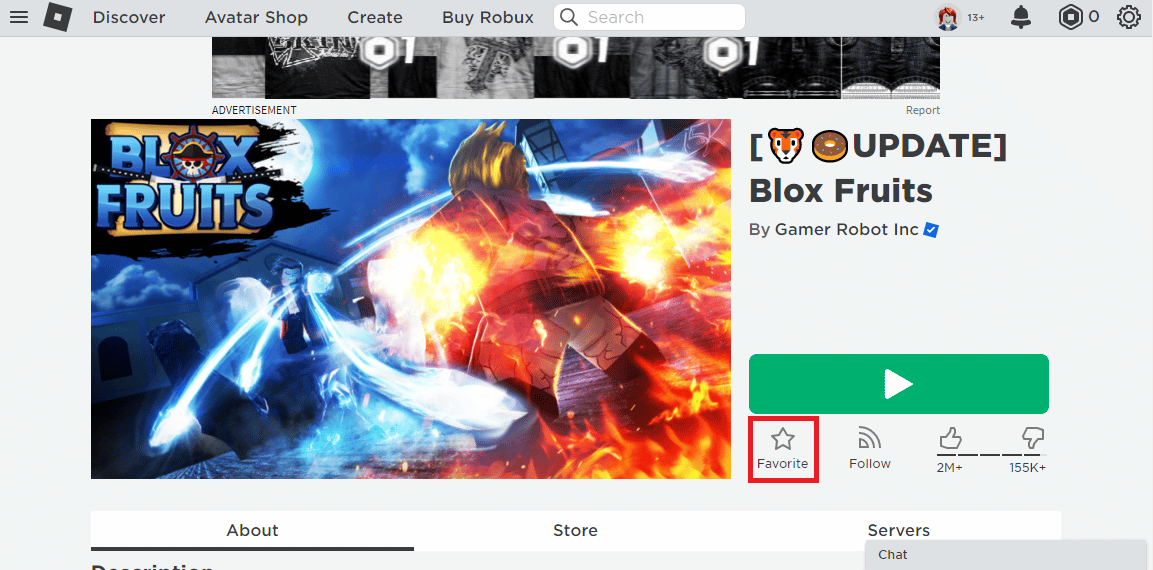 Click on the star shaped Favorite icon