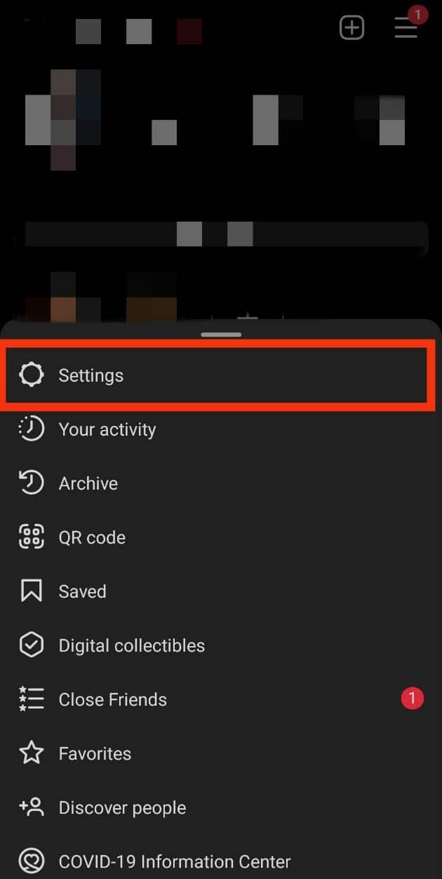 Choose Settings. How to Remove Accounts on Instagram