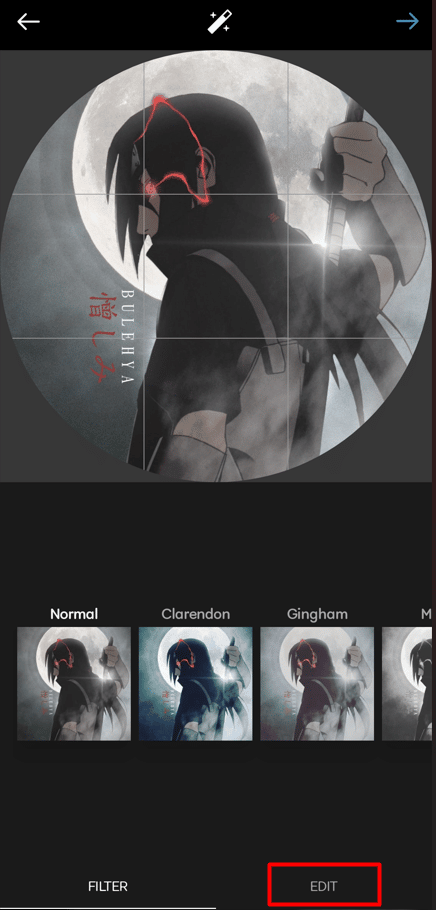 Edit your photo if you want to. How to Change Profile Picture on Instagram