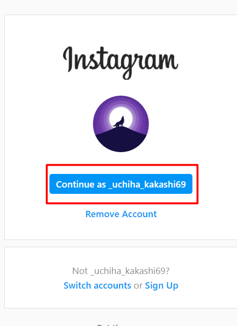 Open a web browser on your computer and go to the Instagram website to get started