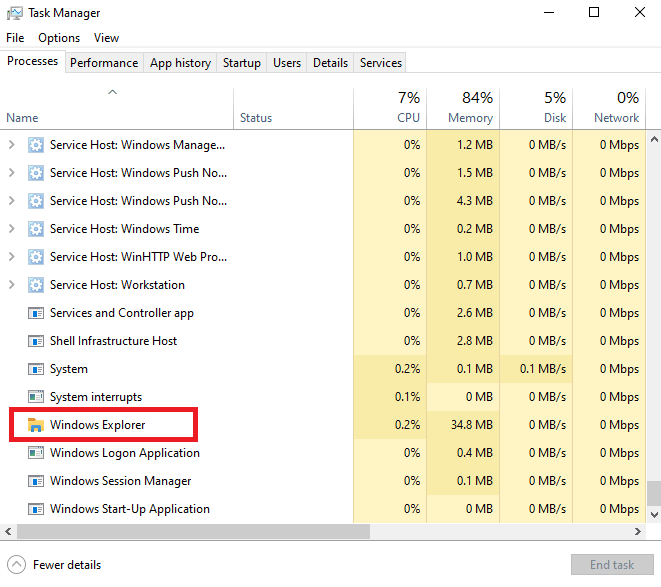 Windows Explorer process. Fix Please Wait Until the Current Program is Finished Uninstalling Error