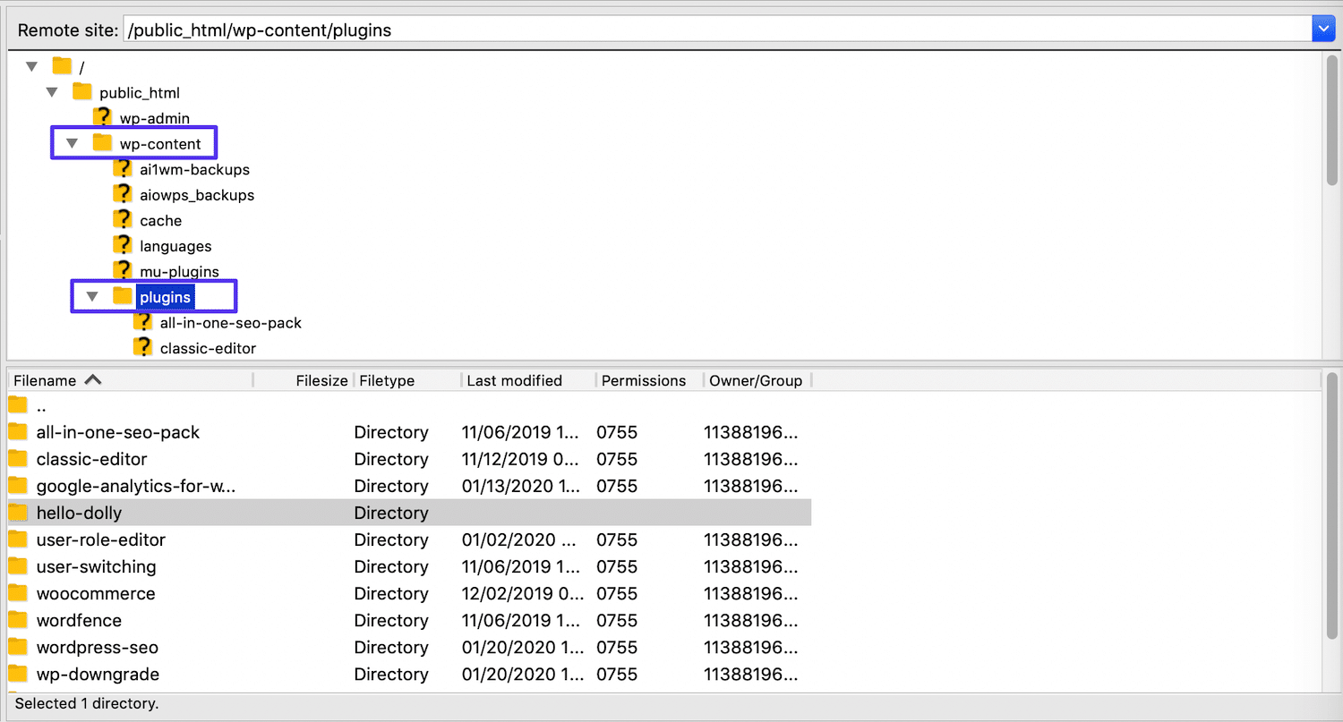 wordpress recovery mode