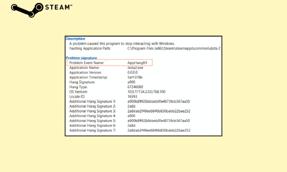 Fix AppHangB1 Error on Steam
