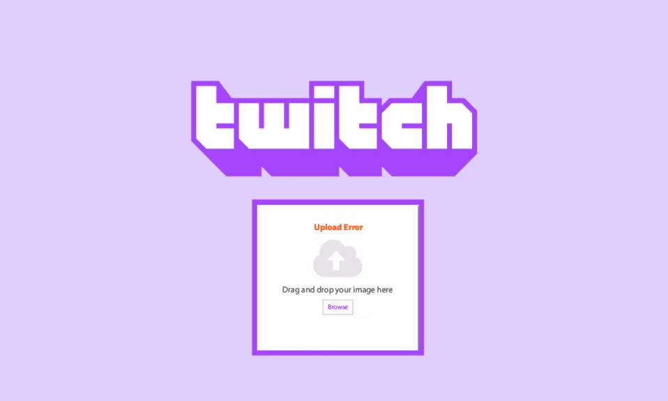 Fix Twitch Profile Picture Upload Error