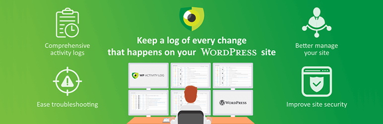 The WP Activity Log plugin banner.