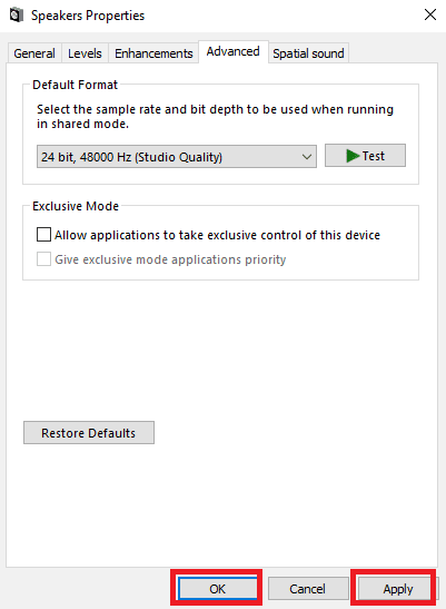 click Apply and then OK to save the changes. How to Stop Skype from Muting Other Sounds