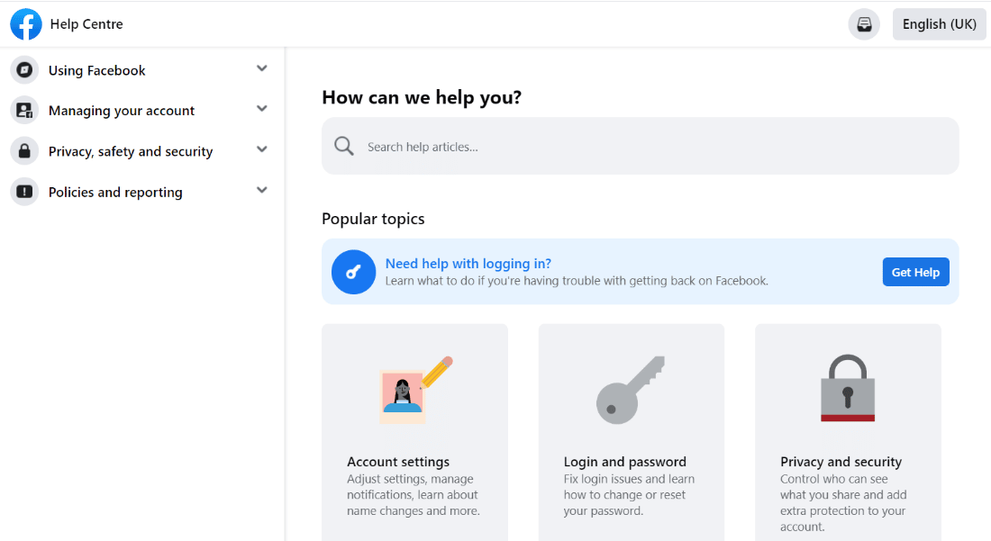 Contact Facebook Support. Fix Facebook Business Page Too Many Redirects