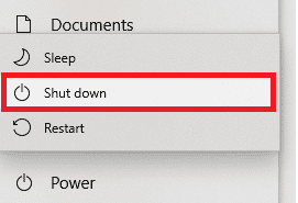 shut down windows