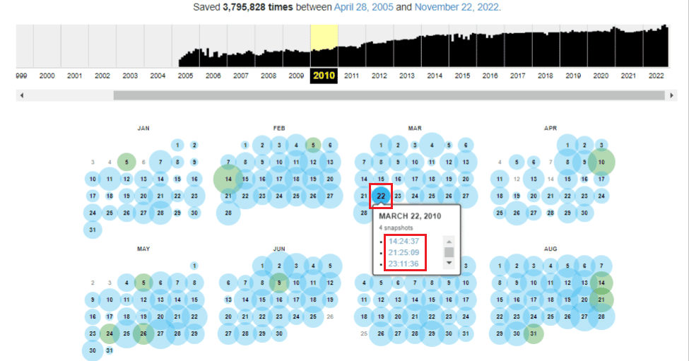 pick the desired date from the calendar and select the desired time