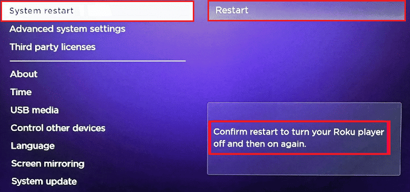 Reset Roku to Factory Settings