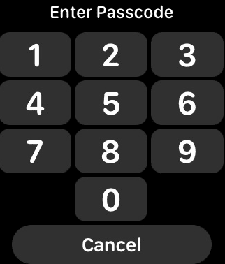Then, Enter Passcode