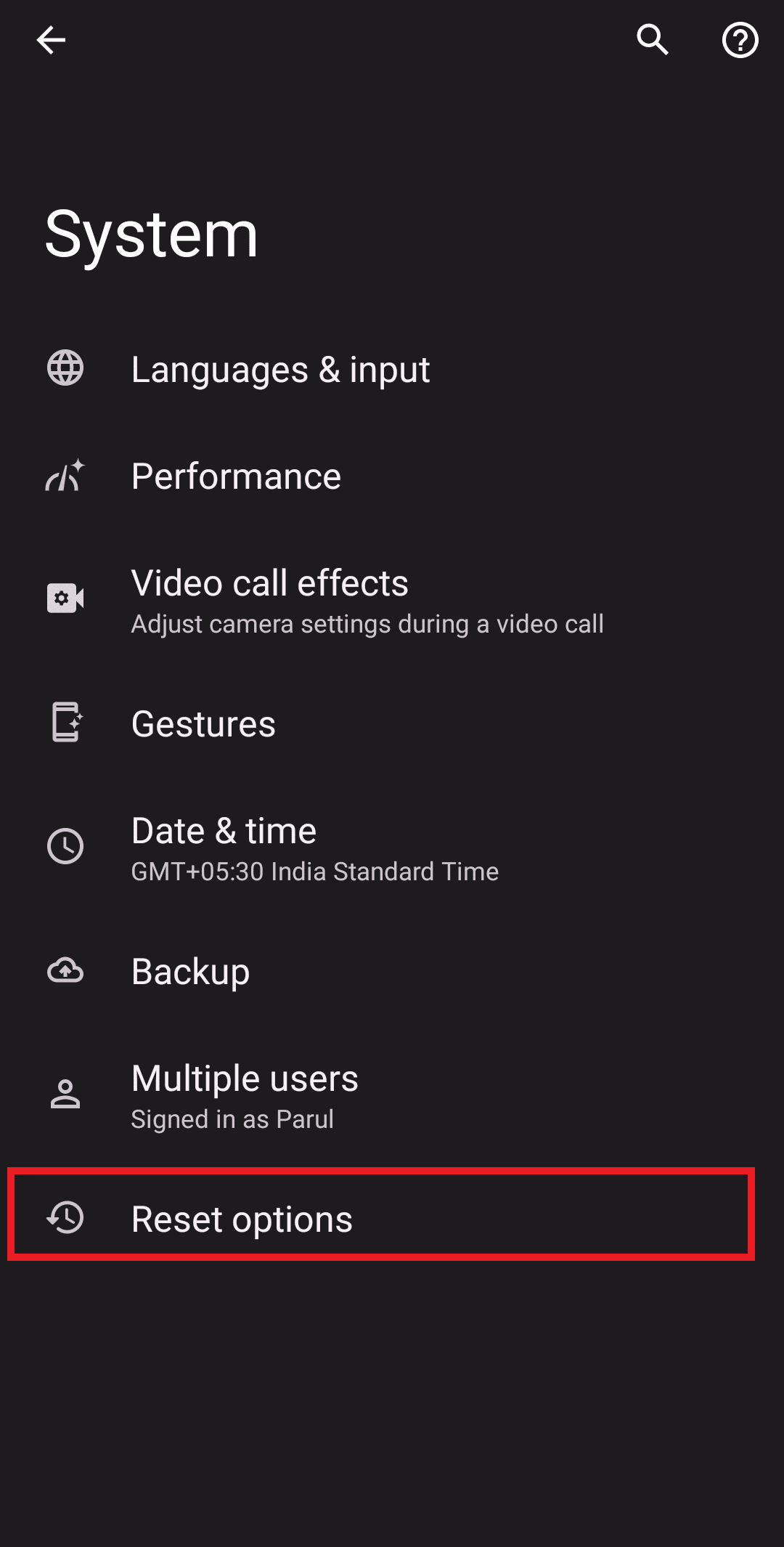 tap on reset options. Fix Discord Download Error on Windows 10
