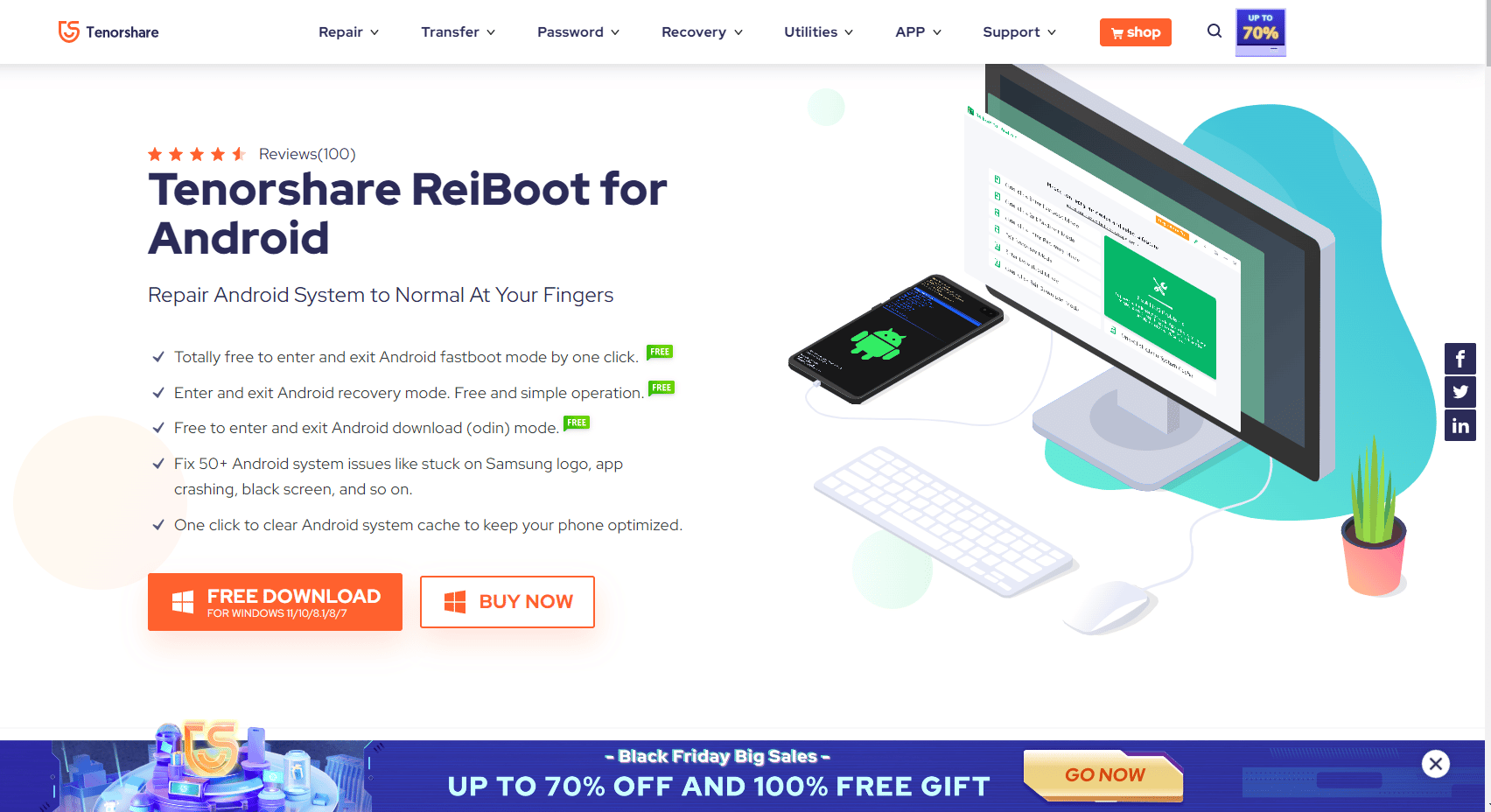Tenorshare ReiBoot website
