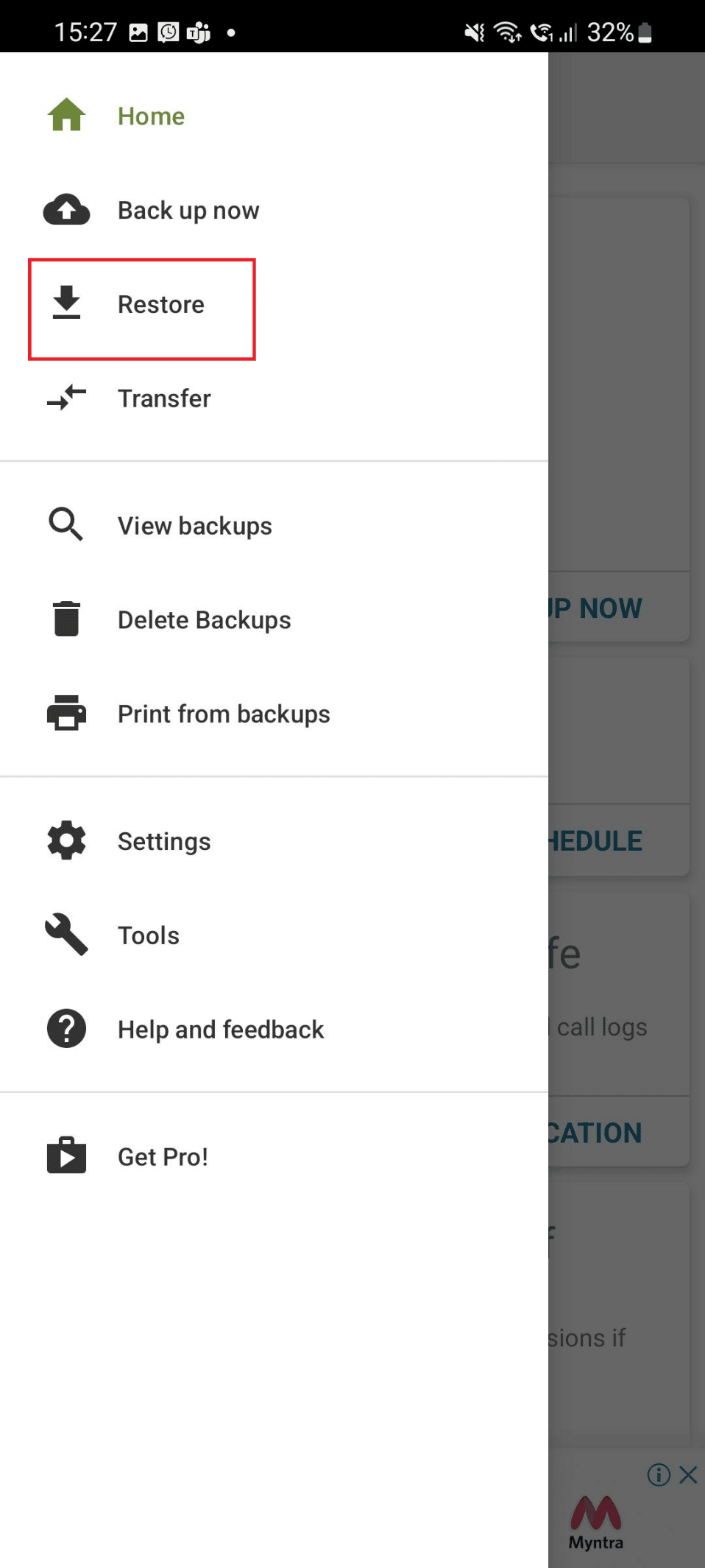 Tap on the Restore option. How to Recover Deleted Text Messages on Android