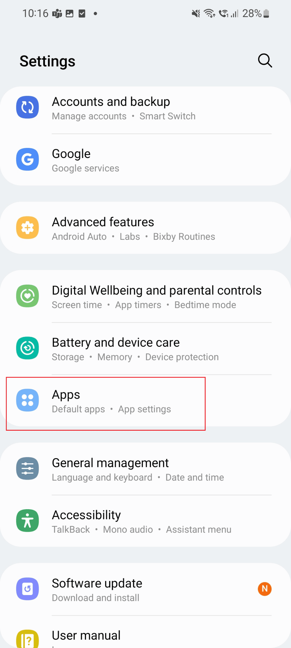 scroll down and tap on the Apps option. Fix Outlook Error This Item Cannot Be Displayed in Reading Pane