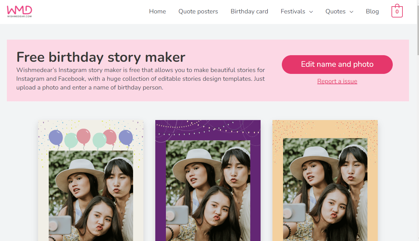 Wishmedear | What are Best Instagram Birthday Story Ideas?