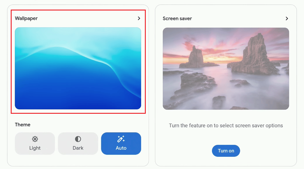 Click on the Wallpaper tab | How to Delete Images on Chromebook Read Only