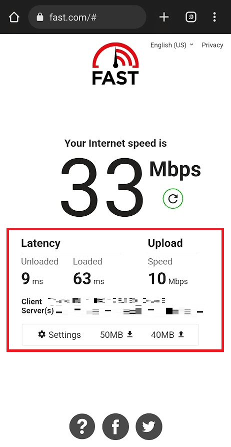 Fast.com Internet Speed more info