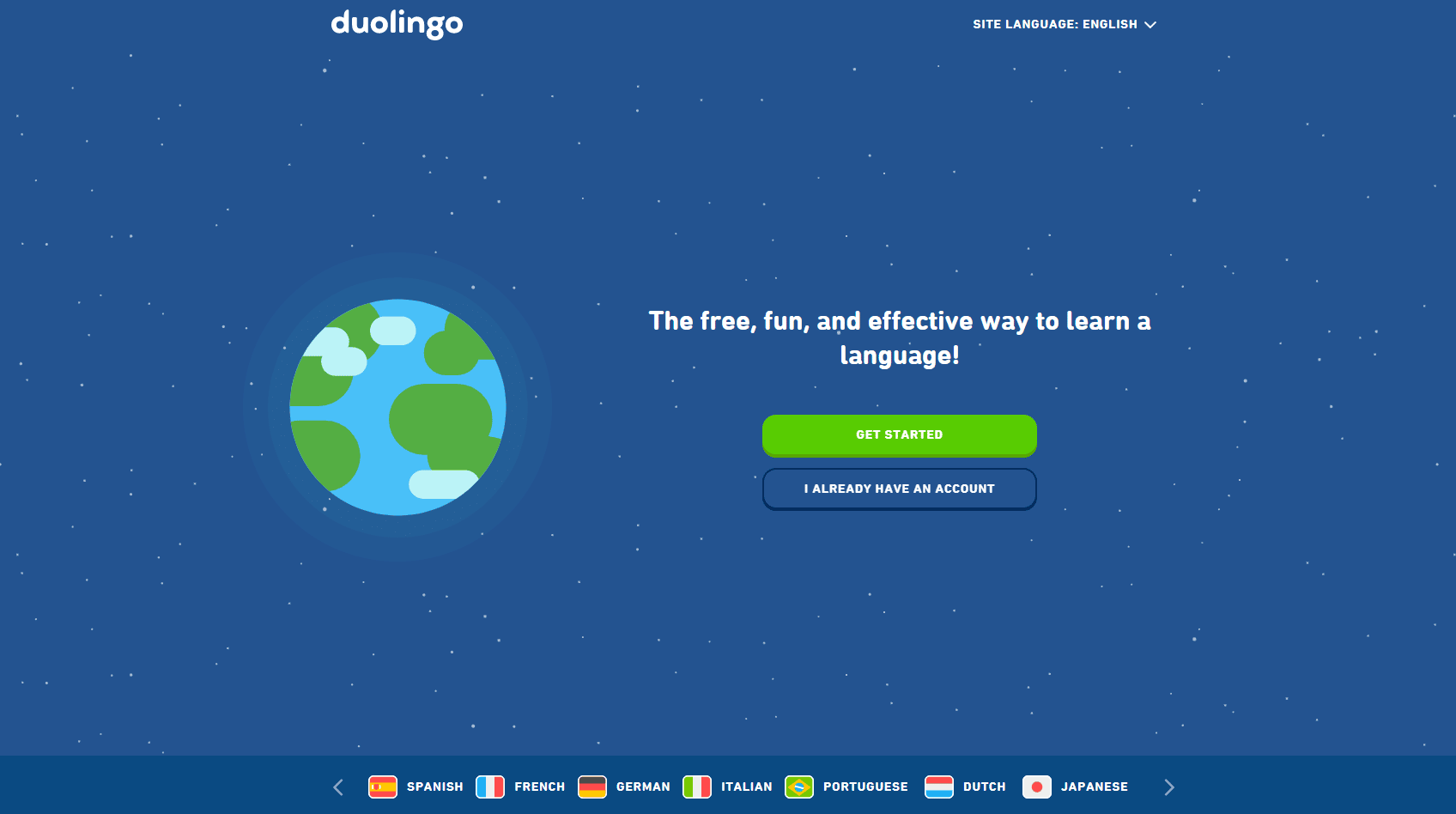 Duolingo website