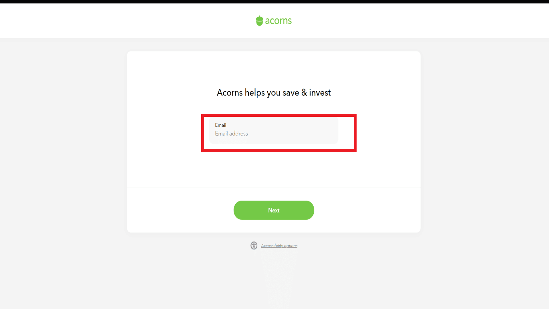 add your email