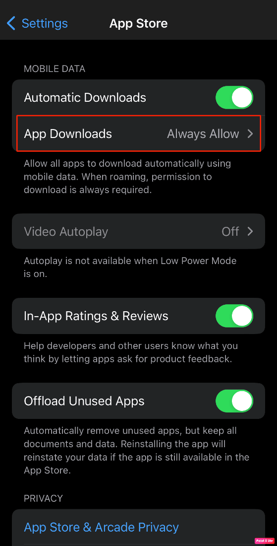choose app downloads 