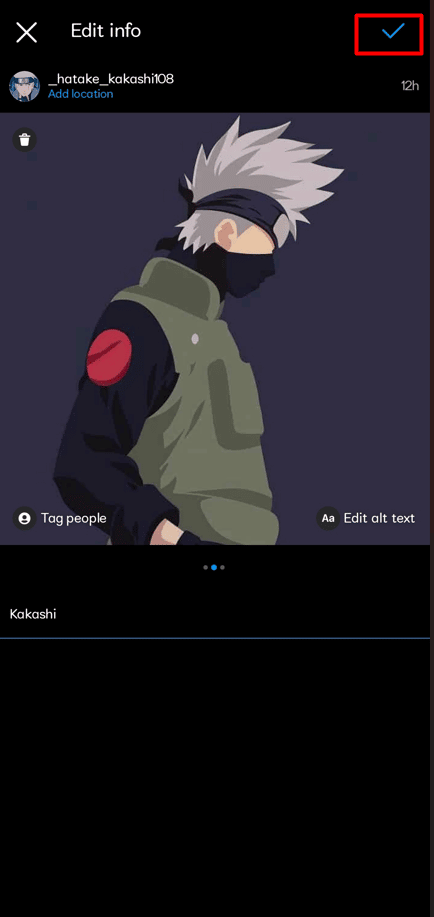 To save the edit, tap Done in the top right corner | Can You Delete One Picture Out of Multiple on Instagram After Posting?
