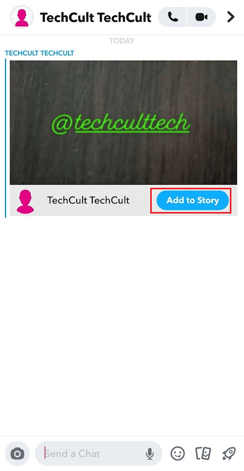 tap on the Add to Story option from the tagged story