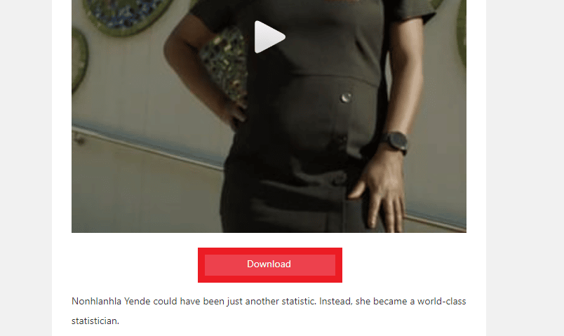 click on download to save the photo reel or story on Imglnn