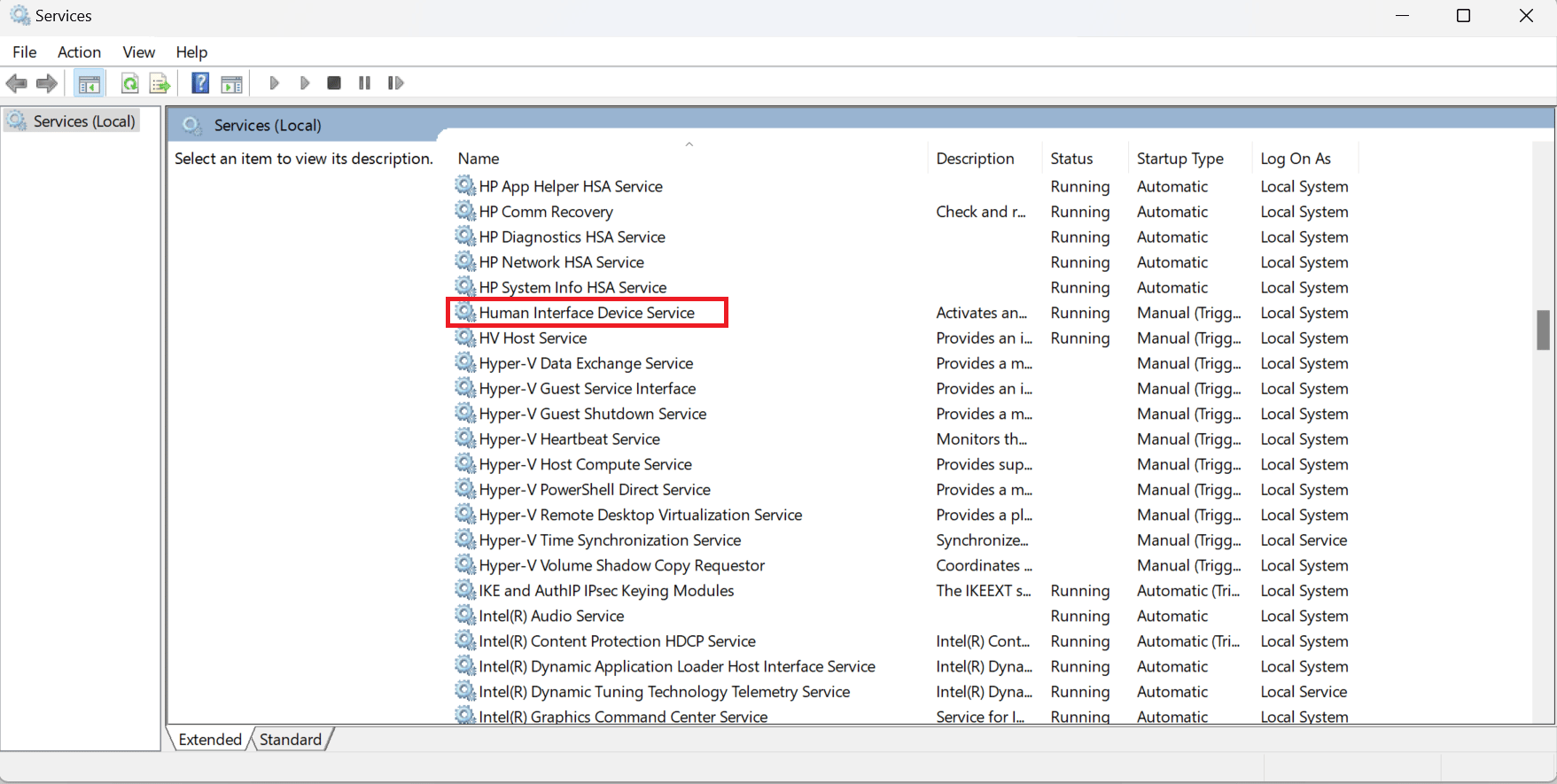 Scroll down and right-click on the Human Interface Device Service option. How to Fix Logitech K750 Not Working