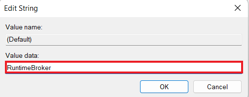 Note down Value Data. Fix The Application-Specific Permission Settings 10016 Error