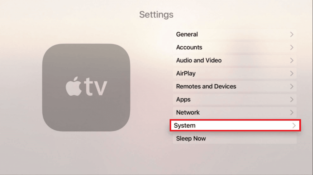 Open Settings and go to System