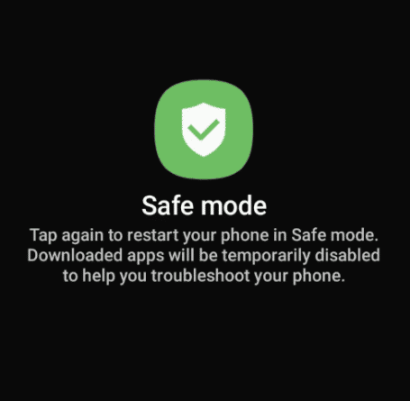 try-safe-mode-samsung tablet