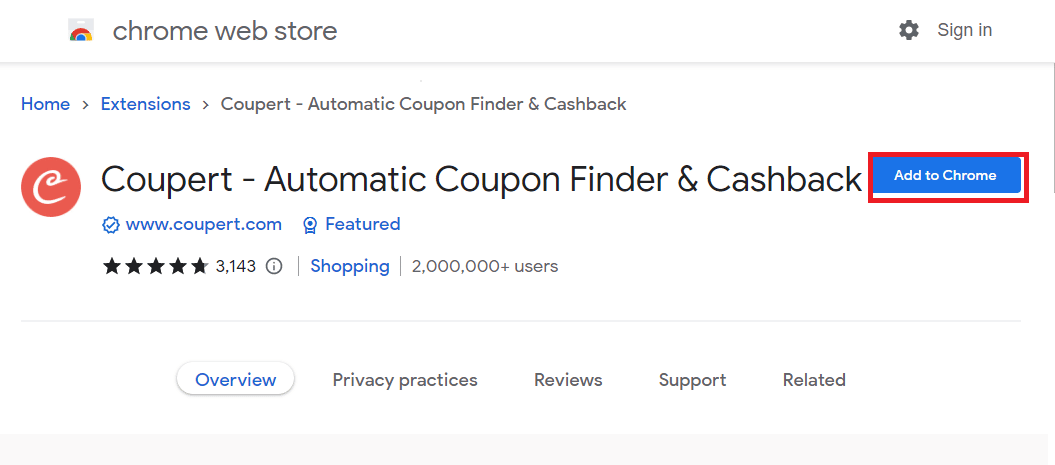 Coupert browser extension | Cox WiFi hotspot free trial code