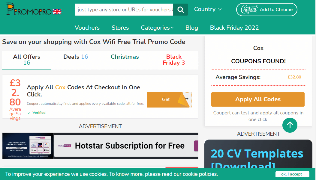 PromoPro website