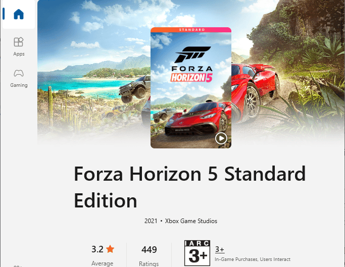 download the game again from Microsoft Store