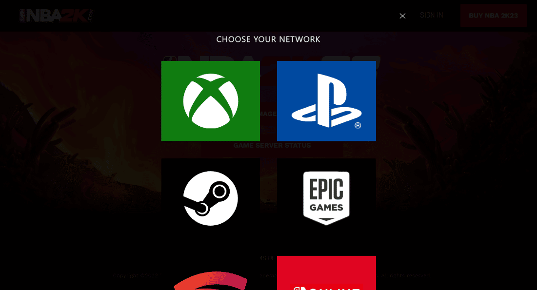 Select the platform. 7 Ways to Fix EFEAB30C NBA 2K17 Error Code