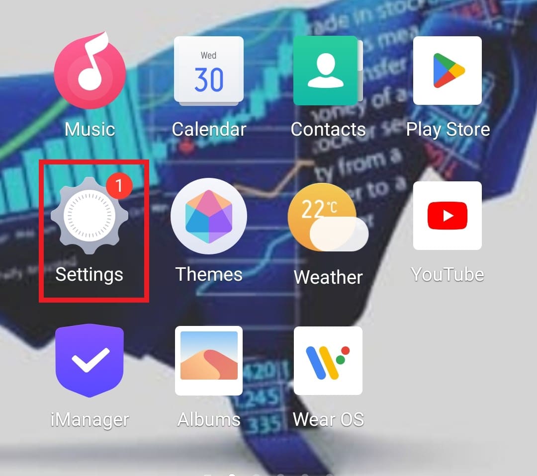 Open Settings