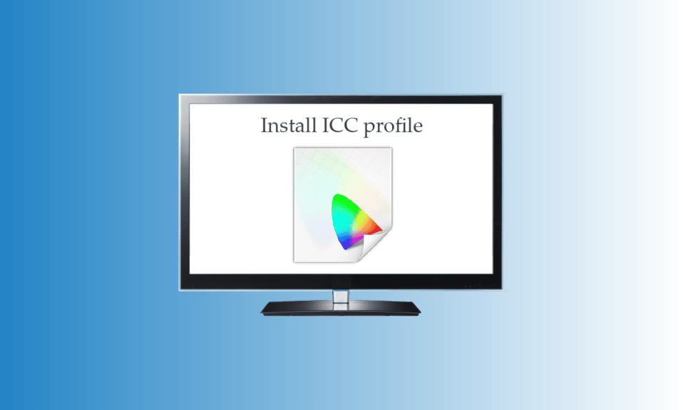 How to Install ICC Profile on Windows 10