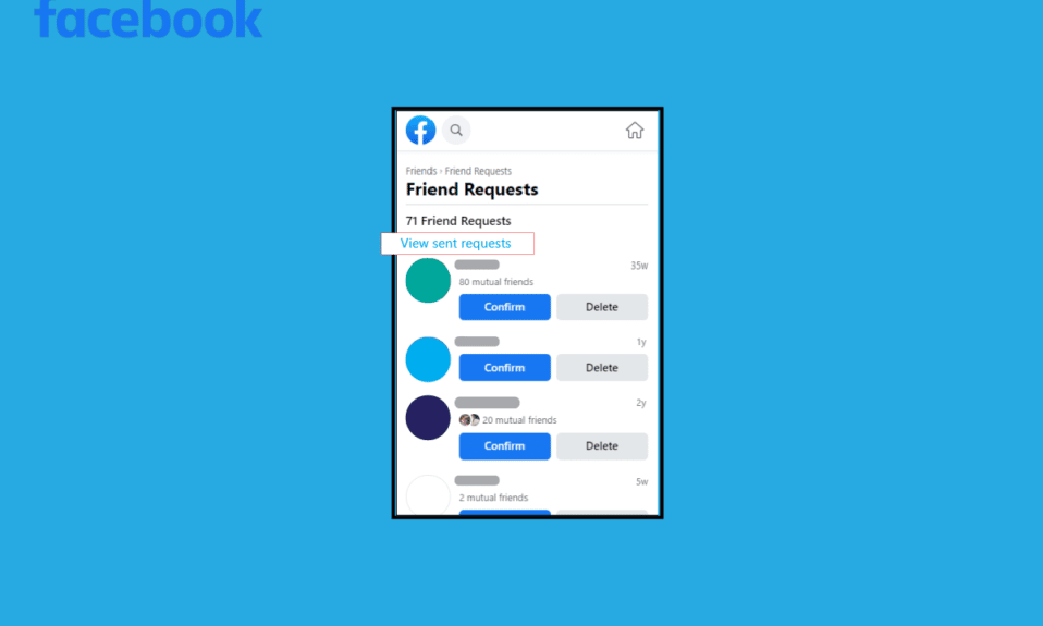 How to See Sent Friend Requests on Facebook