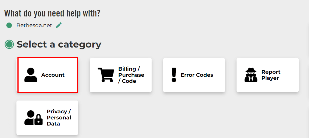 go to account