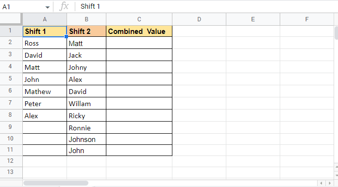 Sample Data 