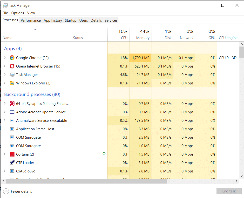 launch task manager 